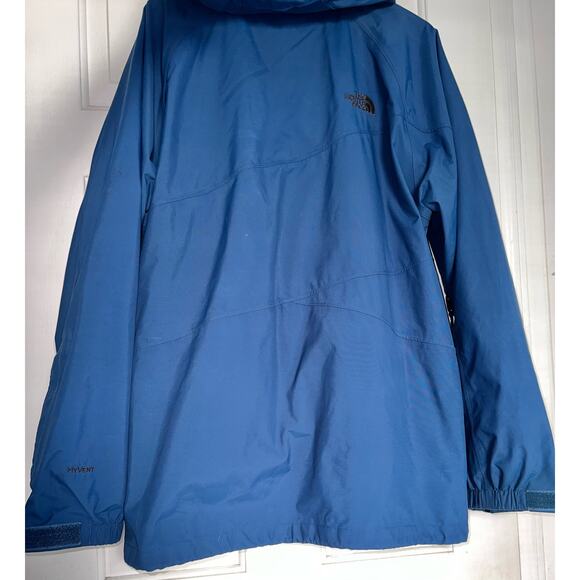 The North Face Blue Hyvent Soft Shell Adventure coat - size Large - Picture 6 of 11